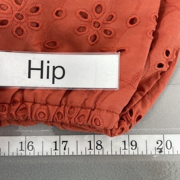 Ryegrass Tank Top NWT Embroidery Floral Halter Foxtail Orange Sz XX Large XXL - Picture 15 of 17